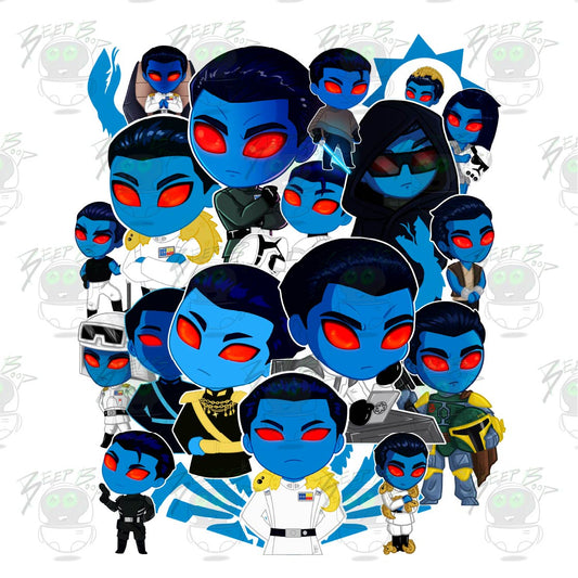 Thrawn of Many Faces T-Shirt